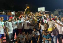 Los Cerros bicampeón del Interbarrial de Basket del Salomé Ureña