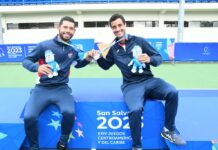 Tenis aporta dos preseas doradas y una de plata en San Salvador 2023