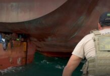 La devastadora imagen de los 4 nigerianos que llegaron a Brasil escondidos en la pala del timón de un barco