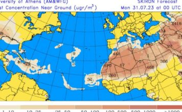 Polvo del Sahara y temperaturas de hasta 38 °C incidirán este lunes sobre el país