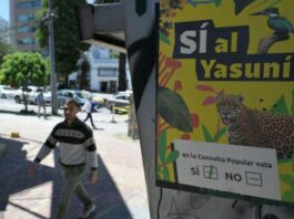 Ecuador vota a favor de detener la explotación petrolera en una las zonas de mayor biodiversidad del planeta