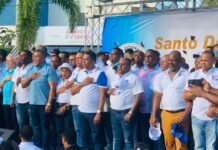 Aspirante a la alcaldía por el ASDN Carlos Ortiz encabeza marcha caravana en apoyo al presidente Luis Abinader