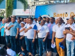 Aspirante a la alcaldía por el ASDN Carlos Ortiz encabeza marcha caravana en apoyo al presidente Luis Abinader