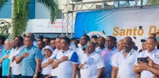 Aspirante a la alcaldía por el ASDN Carlos Ortiz encabeza marcha caravana en apoyo al presidente Luis Abinader