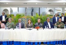 Vicepresidenta Raquel Peña encabeza reunión sobre seguridad ciudadana