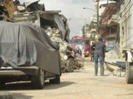 Tras extinción del fuego, técnicos investigan causas de explosión en San Cristóbal