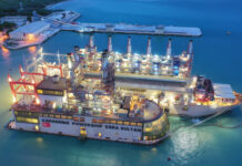 Medio Ambiente investiga derrame de combustible en la planta eléctrica que opera en una barcaza en Azua