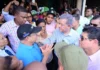 Leonel Fernández visitó zonas afectadas por inundaciones en SDO