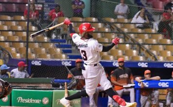 Caminero dispara jonrón en triunfo del Escogido sobre los Toros