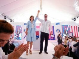 Abinader anuncia vicepresidenta Raquel Peña será nuevamente su compañera de boleta