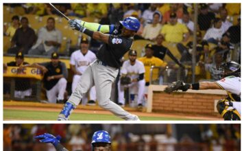 Rojas Jr. y De León guían victoria del Licey sobre las Águilas