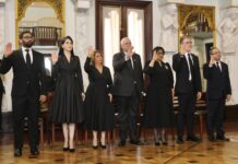 Vicepresidenta Raquel Peña juramenta los nuevos jueces del Tribunal Constitucional