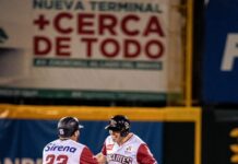Gigantes vienen de atrás y dejan en el terreno al Licey con hit de Cárdenas