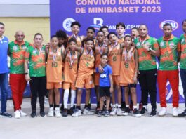 Santiago conquista el Convivio Nacional de Minibaloncesto Masculino