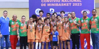 Santiago conquista el Convivio Nacional de Minibaloncesto Masculino