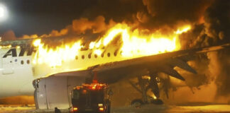 Avión se incendia en aeropuerto de Japón; 379 personas fueron evacuadas