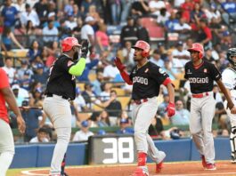 Hernández fleta jonrón en triunfo del Escogido sobre el Licey
