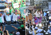 Abinader y Leonel echan un pulso por la conquista del voto en la capital