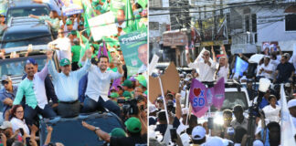 Abinader y Leonel echan un pulso por la conquista del voto en la capital