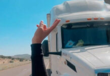 María Fernanda Garabitos, la dominicana que venció el alcoholismo, aprendió a manejar tráiler en NY y de eso vive