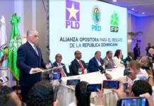 Amarante Baret rechaza críticas de peledeístas a la alianza con FP y PRD