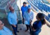 Ministro administrativo Igor Rodríguez visita estadio José Briceño y campo de fútbol Leonel Placido