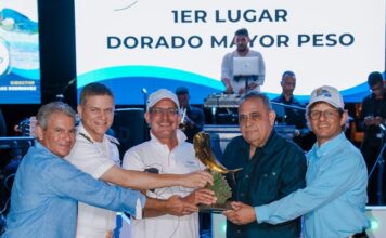 Jean Max Garoute gana torneo de pesca El Dorado