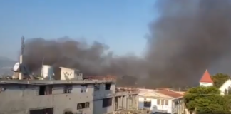 Fuego afecta la Penitenciaría Nacional en Puerto Príncipe, de donde huyeron miles de presos