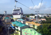 Línea 1 del Teleférico de Santo Domingo está cerrada hasta Domingo de Resurrección por mantenimiento