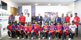 LIDOM recibe la copa de campeones de Serie del Caribe Kids 2024