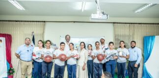 INEFI entrega utilería deportiva e imparte charla en Colegio La Milagrosa