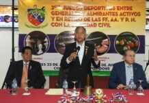 Harán Juegos Deportivos para generales activos y en retiro de las Fuerzas Armadas