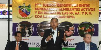 Harán Juegos Deportivos para generales activos y en retiro de las Fuerzas Armadas