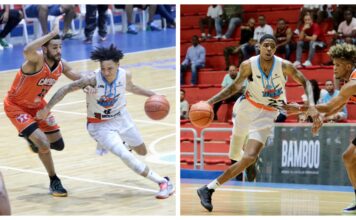 Bautista y Larrier lideran victoria de Titanes sobre Cañeros