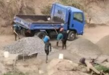 Luis “El Gallo” denuncia extracción ilegal de arena en río Masacre