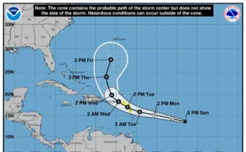 Se forma el Potencial Ciclón Tropical #5 y amenaza a las Antillas