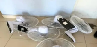 Policía apresa dos hombres y recupera abanicos sustraídos en escuela de Bahoruco