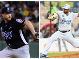 Brooks Hall y Steve Moyers regresan con el Licey