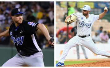 Brooks Hall y Steve Moyers regresan con el Licey