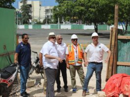 Presidente de LIDOM inspecciona trabajos en el estadio Tetelo Vargas