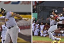 Encarnación y Castro lideran victoria de las Águilas en inicio de LIDOM 2024-2025