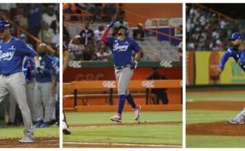 Alcántara, Hernández y Valdez lideran victoria del Licey sobre los Toros