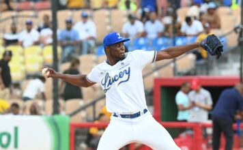 Licey vuelve a blanquear a las Águilas y gana cuarto en línea