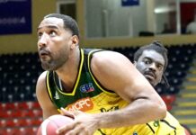 Castillo y Guerrero conducen séptimo triunfo de San Carlos en el TBS Distrito 2024