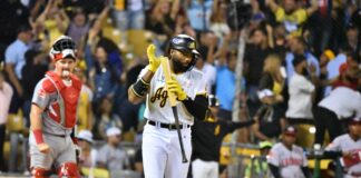 Aderlin Rodríguez se crece en victoria de las Águilas sobre el Escogido