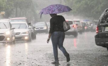 Indomet mantiene en alerta 12 provincias debido a vaguadas