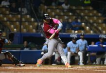 Yermín Mercedes se crece en triunfo de los Gigantes sobre el Licey