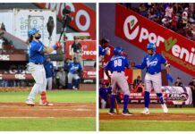 Alfaro y Leyba comandan triunfo del Licey sobre los Gigantes