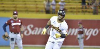 Lagares lidera victoria de las Águilas sobre los Gigantes