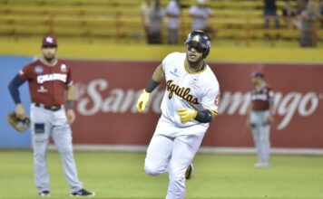 Lagares lidera victoria de las Águilas sobre los Gigantes